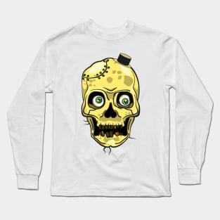 Yellow Skull Long Sleeve T-Shirt